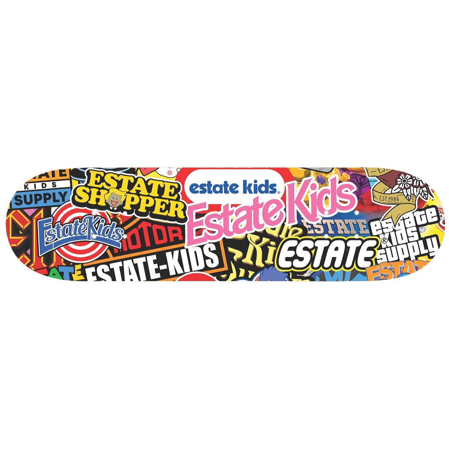 Estate Kids Sticker Blast Skateboard