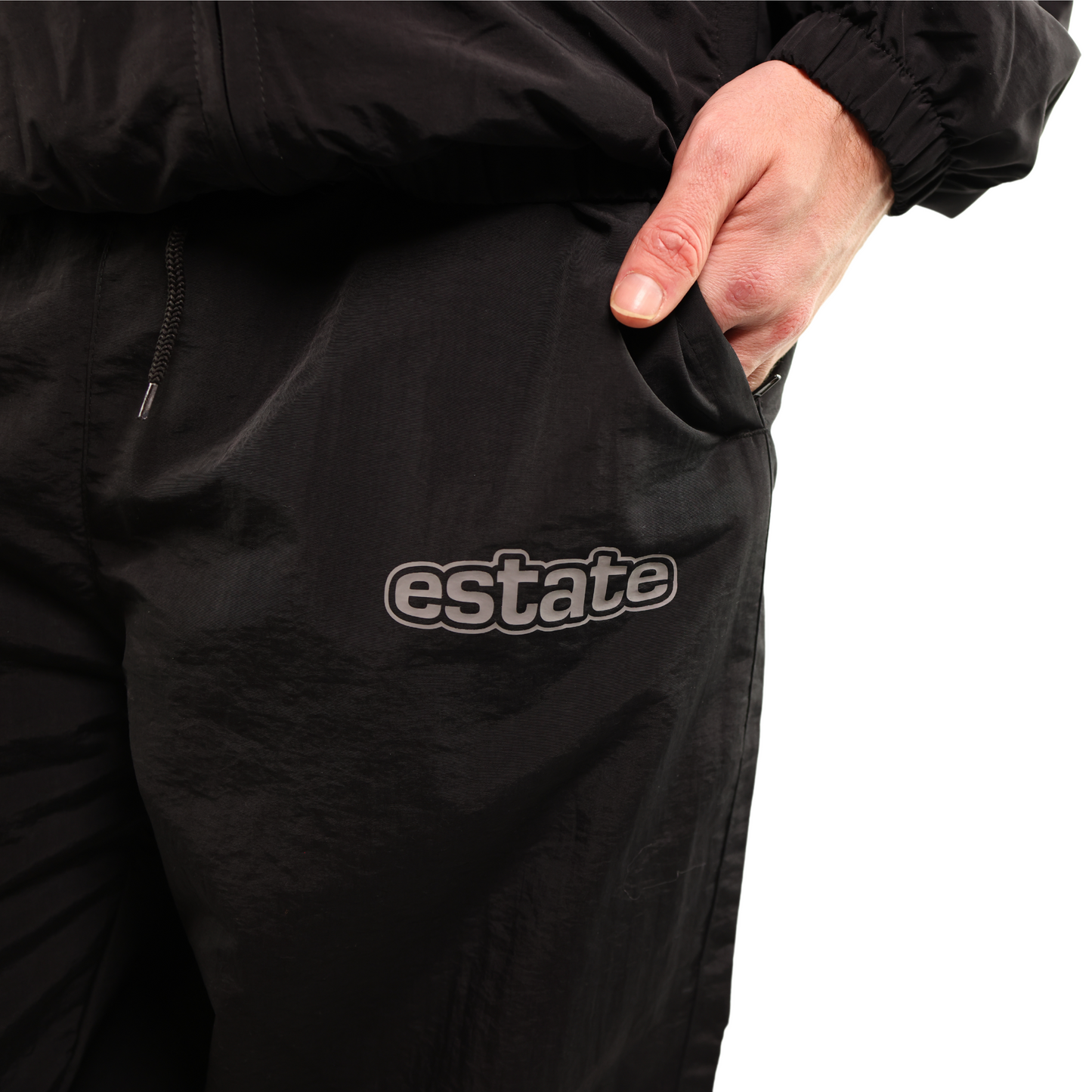 Estate Kids Supply Uk Garage 2-Step Tracksuit - Black